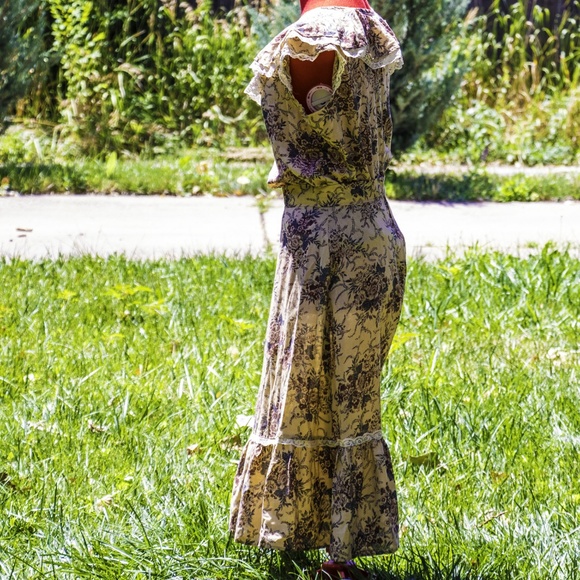 Vintage prairie top/skirt set - Picture 3 of 5